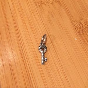 PANDORA Symbol of Trust Silver CZ Charm